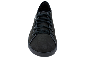 SEN Black Suede Elevate SOM roomy toe-box-front